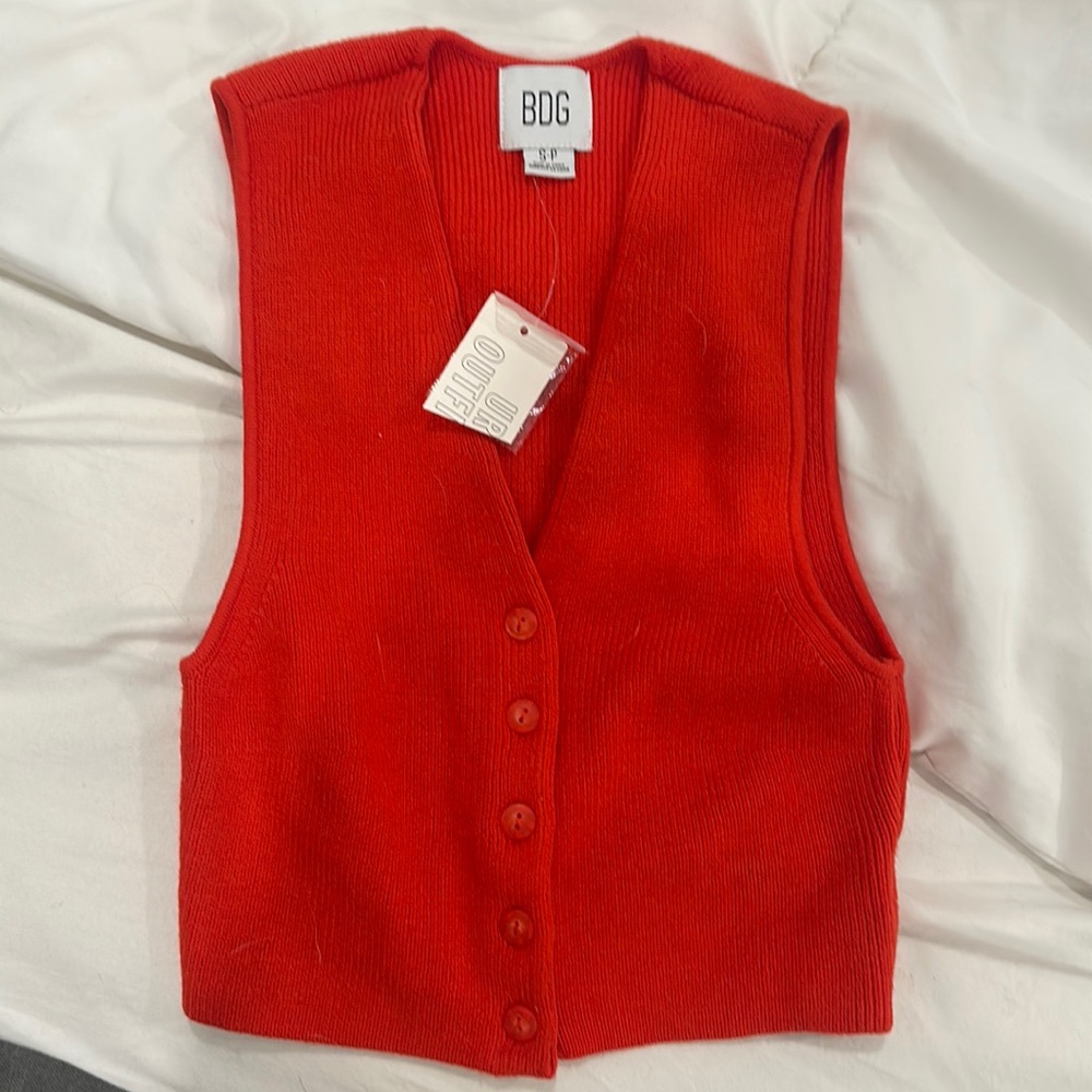 Red Urban Outfitters Vest